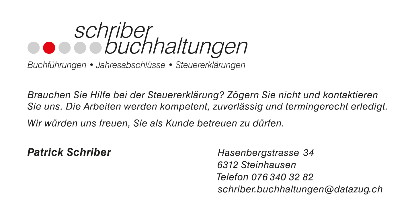 Schriber Buchhaltungen